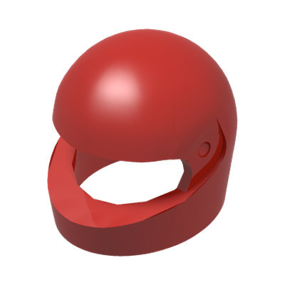 MINI CRASH HELMET · Bright Red (réf. BrickLink Red)
