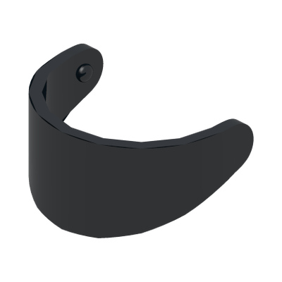 MINI VISOR 2 · LEGO 6252803 (réf. BrickLink 2447) · Black (réf. BrickLink Black)