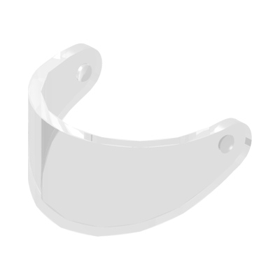 MINI VISOR 2 · Transparent (réf. BrickLink Trans-Clear)