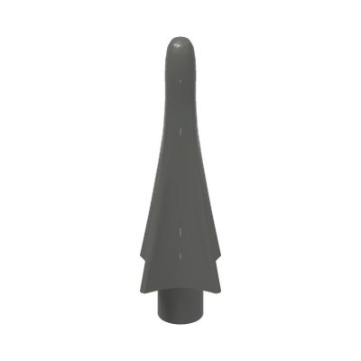 BLADE NO. 9 · Dark Stone Grey (réf. BrickLink Dark Bluish Gray)