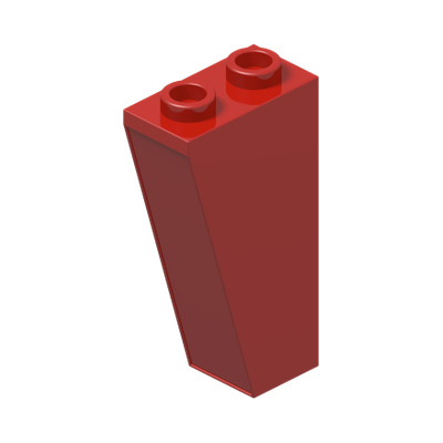 ROOF TILE 1X2X3/74° INV. · Bright Red (réf. BrickLink Red)