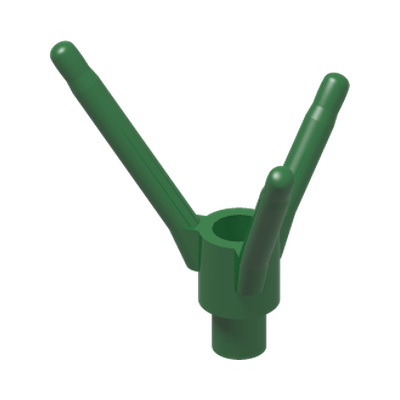 PLANT, W/ 3.2 SHAFT, NO. 1 · LEGO 6269971 (réf. BrickLink 24855) · Dark Green (réf. BrickLink Green)
