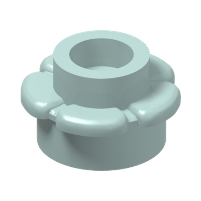 FLOWER 1X1 · Aqua (réf. BrickLink Light Aqua)