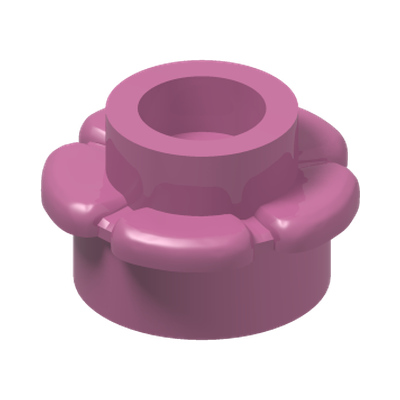 FLOWER 1X1 · Bright Purple (réf. BrickLink Dark Pink)
