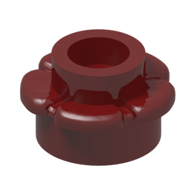 FLOWER 1X1 · New Dark Red (réf. BrickLink Dark Red)