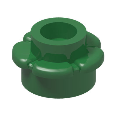 FLOWER 1X1 · Dark Green (réf. BrickLink Green)