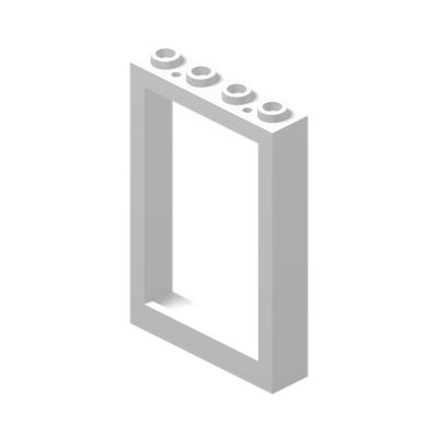 Window 1 x 4 x 5 with Hollow Studs