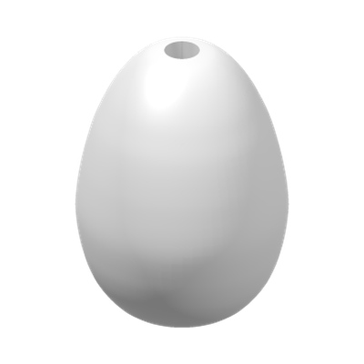 EGG NO. 1 · LEGO 6143595 (réf. BrickLink 24946) · White (réf. BrickLink White)