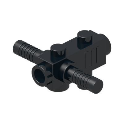 Minifigure, Utensil Tool Chainsaw Body with Handles and Studs · Couleur BrickLink : Black