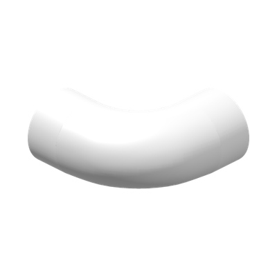 DESIGN SHAPE W/ TUBE, CROSSHOLE · White (réf. BrickLink White)