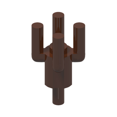 ASSEMBLY ELEMENT Ø3.2 · Reddish Brown (réf. BrickLink Reddish Brown)