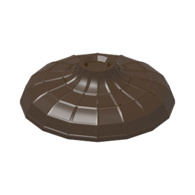 MINI HAT, NO. 19 · Dark Brown (réf. BrickLink Dark Brown)
