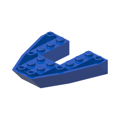 Boat, Bow Brick 6 x 6 x 1 · LEGO 262623 (réf. BrickLink 2626) · Bright Blue (réf. BrickLink Blue)