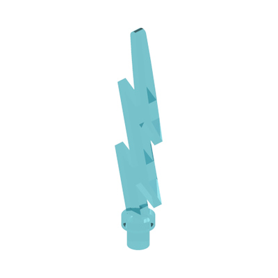 MINI, ACCESSORY, NO. 1 · LEGO 6168590 (réf. BrickLink 27256) · Tr. Light Blue (réf. BrickLink Trans-Light Blue)