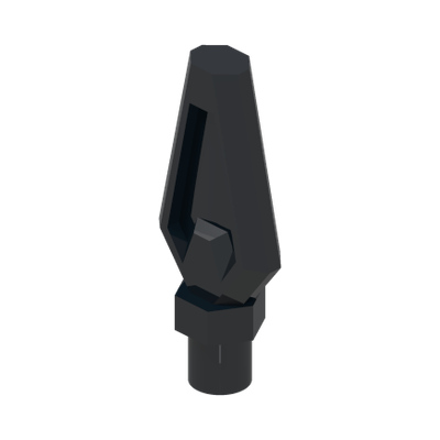 SPEAR, NO. 1 · LEGO 6416088 (réf. BrickLink 27257) · Black (réf. BrickLink Black)