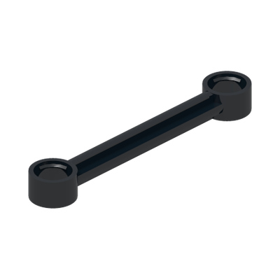 TRACK ROD 6M, · LEGO 4629921 (réf. BrickLink 2739a) · Black (réf. BrickLink Black)