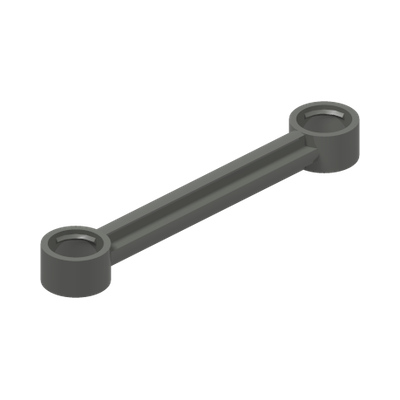 TRACK ROD 6M, · Dark Stone Grey (réf. BrickLink Dark Bluish Gray)