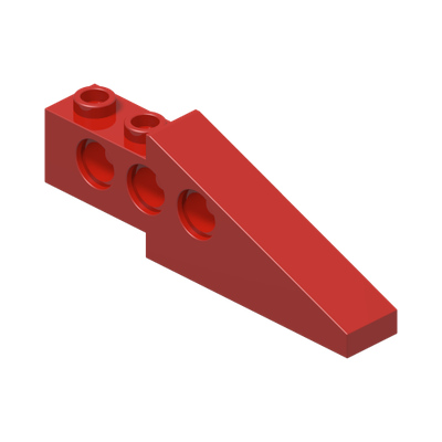 Technic Slope 6 x 1 x 1 2/3 · LEGO 4169042 (réf. BrickLink 2744) · Couleur BrickLink : Red