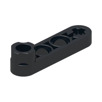 TECHNIC LEVER 4M · Black (réf. BrickLink Black)