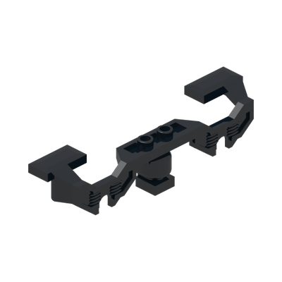 Train Motor 9V Decorative Side with Open Hub Points (fits RC Train Motor) - Stepped Ends · LEGO 4493326 (réf. BrickLink 2871b) · Couleur BrickLink : Black
