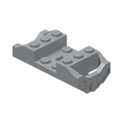 Train Wheel RC, Holder · LEGO 4211778 (réf. BrickLink 2878) · Couleur BrickLink : Light Bluish Gray