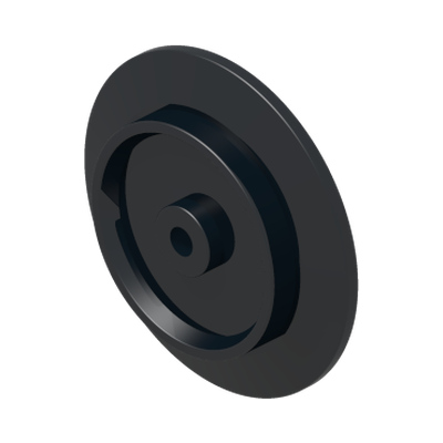 Train Wheel · Réf. BrickLink 2879 · Couleur BrickLink : Black