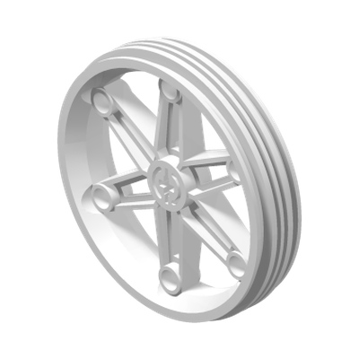 Wheel 61.6mm D. x 13.6mm Motorcycle · LEGO 290301 (réf. BrickLink 2903) · Couleur BrickLink : White