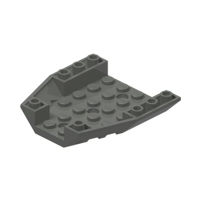 ROOF TILE 6X6X1, INV. DEG. 45/18 · LEGO 6210720 (réf. BrickLink 29115) · Dark Stone Grey (réf. BrickLink Dark Bluish Gray)