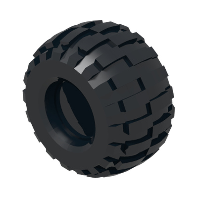 Tire 68.8 x 40 Balloon Large · Réf. BrickLink 2995 · Couleur BrickLink : Black