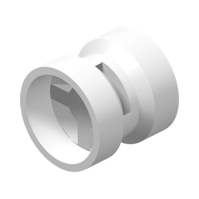 Wheel  8mm D. x 9mm for Slicks, Hole Notched for Wheels Holder Pin · LEGO 4170500 (réf. BrickLink 30027b) · Couleur BrickLink : White