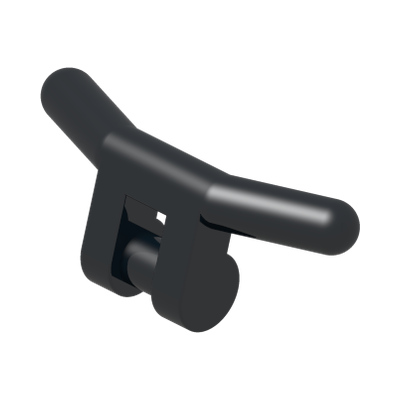 HANDLE W. 3.18 STICK · LEGO 3003126 (réf. BrickLink 30031) · Black (réf. BrickLink Black)