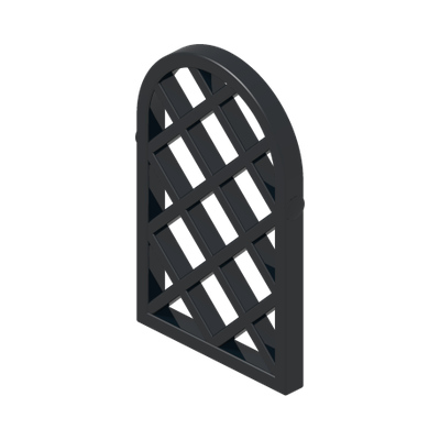 CAVITY W. LEADS · LEGO 6173105 (réf. BrickLink 30046) · Black (réf. BrickLink Black)
