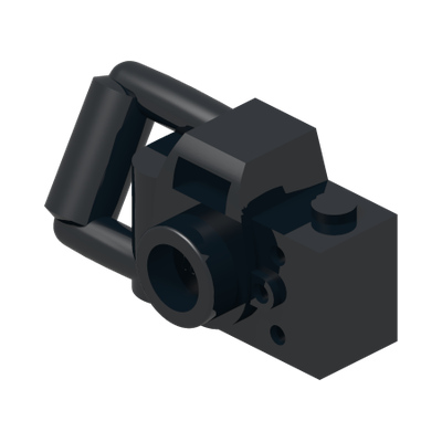 CAMERA · LEGO 6476480 (réf. BrickLink 30089b) · Black (réf. BrickLink Black)