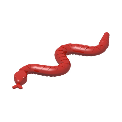 SNAKE · LEGO 6286432 (réf. BrickLink 30115) · Bright Red (réf. BrickLink Red)