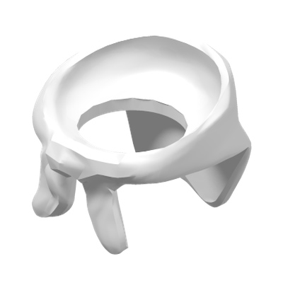 Minifigure Bandana / Scarf · LEGO 4105284 (réf. BrickLink 30133) · Couleur BrickLink : White