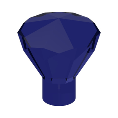 DIAMOND WITH STICK · LEGO 6247793 (réf. BrickLink 30153) · Tr. Blue (réf. BrickLink Trans-Dark Blue)