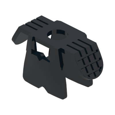 Minifigure Armor Samurai / Ninja with Shoulder Pads · LEGO 4142556 (réf. BrickLink 30174) · Couleur BrickLink : Black