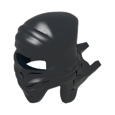 Minifigure, Headgear Ninja Wrap · LEGO 4114503 (réf. BrickLink 30177) · Couleur BrickLink : Black