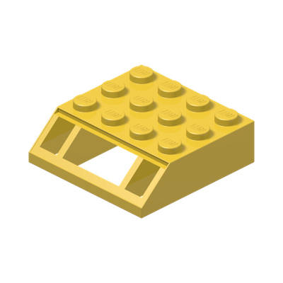 Slope 45 4 x 4 · Réf. BrickLink 30182 · Couleur BrickLink : Yellow
