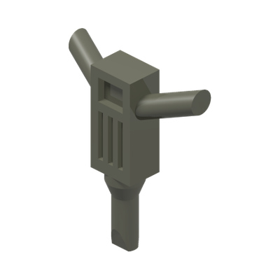 Minifigure, Utensil Tool Motor Hammer / Jackhammer · LEGO 4113837 (réf. BrickLink 30228) · Couleur BrickLink : Dark Gray