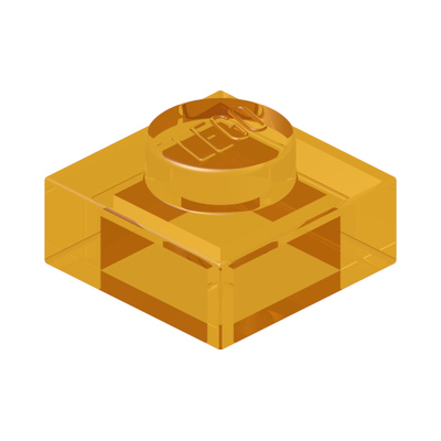 PLATE 1X1 · Tr. Yellow (réf. BrickLink Trans-Yellow)