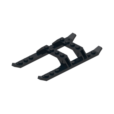 UNDERCARRIAGE 12X6X1 1/3 · LEGO 6469627 (réf. BrickLink 30248) · Black (réf. BrickLink Black)