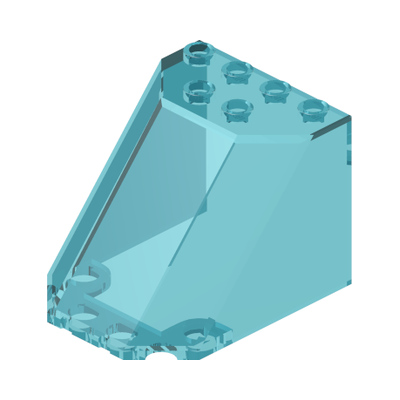Windscreen 5 x 4 x 3 · LEGO 4289256 (réf. BrickLink 30251) · Couleur BrickLink : Trans-Light Blue