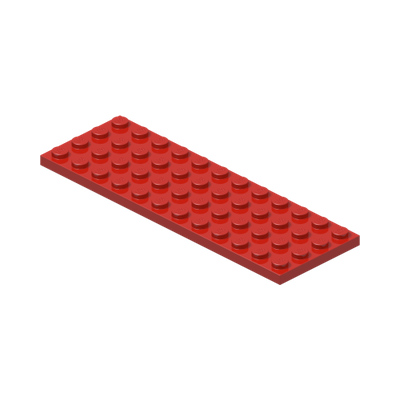 PLATE 4X12 · LEGO 4514717 (réf. BrickLink 3029) · Bright Red (réf. BrickLink Red)