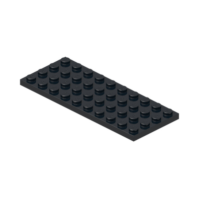 PLATE 4X10 · Black (réf. BrickLink Black)