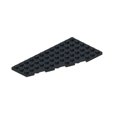 LEFT WING 6X12 · Black (réf. BrickLink Black)