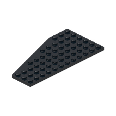 RIGHT WING 6X12 · Black (réf. BrickLink Black)