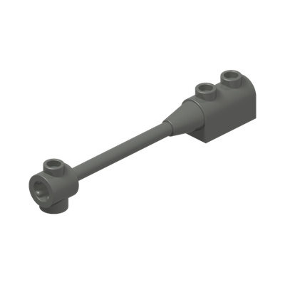 BRICK W. SHAFT 1X8X1 · Dark Stone Grey (réf. BrickLink Dark Bluish Gray)