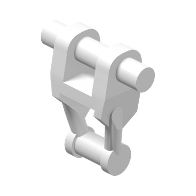 SPACE SKELETON BODY · LEGO 4533503 (réf. BrickLink 30375) · White (réf. BrickLink White)