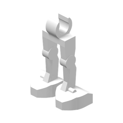 Legs Mechanical, Battle Droid · LEGO 4124427 (réf. BrickLink 30376) · Couleur BrickLink : White